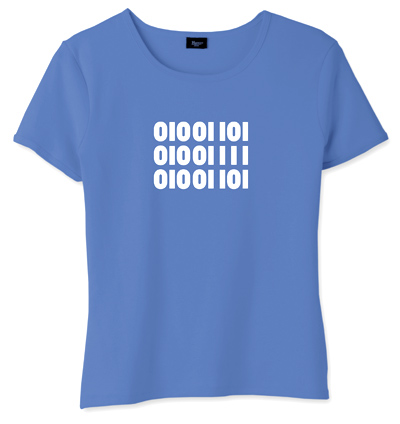 Binary Mom Shirt - Storm Blue (+£18.99)