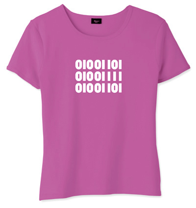 Binary Mom Shirt - Pink (+£19.99)
